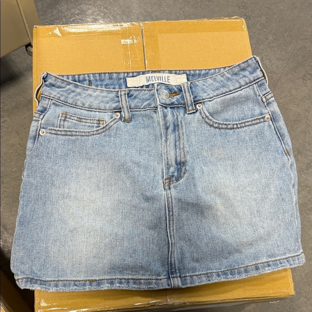 Brandy Melville Light Blue Denim Skirt